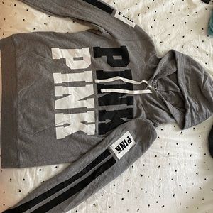 Grey VS Pink Hoodie